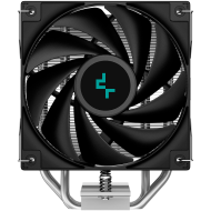 DeepCool AG400, CPU Air Cooler, 1x120mm PWM Fan, TDP 220W, 4 Heatpipes, LGA1700/1200/115x, AMD AM5/AM4, 125x92x150 mm(LxWxH), 2Y, R-AG400-BKNNMN-G-1
