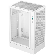 DeepCool CH170 PLUS WH, Mini Tower, Mini-ITX/Micro-ATX, 2xUSB3.0, 1xType-C Gen 2, 1xAudio/Mic, Mesh Panel, White, R-CH170-WHNGM0-G, 2Y