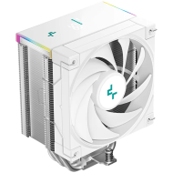 DeepCool AK500S DIGITAL SE WH, CPU Air Cooler, 1x120mm FK120 PWM FDB Fan, ARGB, Digital Display, 5 Heatpipes, Fluid Dynamic Bearing, White, LGA1851/1700/1200/1151/1150/1155, AMD AM5/AM4, 125x96x160 mm(LxWxH), R-AK500S-WHADMN-GJD, 3Y