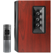 Edifier S350DB 2.1 Audio System, BT V5.1, Optical, Coaxial, RCA, 8-inch Subwoofer, 3.5-inch Drivers, 0.75-inch Tweeters, 70W (RMS), Control Knobs and Remote Control, Brown