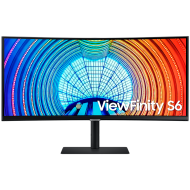 Monitor LED Samsung LS34C650TAUXEN HRM S65TC, 34" UWQHD Curved 1000R 21:9 (3440x1440) VA 100Hz, 350 cd/㎡, 3000:1, HDR10, 5ms, 178/178, FS, 1xDP 1xHDMI, 3xUSB 3.0  2xThunderbolt, Speakers 3.5 Jack, Tilt/Swivel/HeightAdj (120mm), VESA 100x100, 3Y