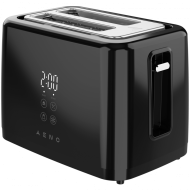 Electric Toaster, black, 220-240V, 50-60Hz, 780-930W, 2 slots, 3 modes, 7 browning levels