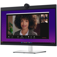 Monitor DELL P2724DEB Video Conferencing 27", 2560x1440, QHD, IPS Antiglare, 16:9, 1000:1, 350 cd/m2, 8ms/5ms, 178/178, 2xDP, HDMI, 2xUSB-C (DP/PD), USB-B, 3xUSB-A, RJ-45, Audio line out, 2x5W Speaker, Cam, Mic, Tilt, Swivel, Pivot, Height Adjust, 3Y