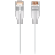 Ubiquiti UACC-Cable-Patch-EL-0.15M-W UniFi Etherlighting Patch Cable, Translucent booted RJ45 for optimal Etherlighting brightness, Outer diameter 2.5 mm