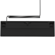 LORGAR Azar 514, Wired mechanical gaming keyboard, RGB backlight, 1680000 colour variations, 18 modes, keys number: 104, 50M clicks, linear dream switches, spring cable up to 3.4m, ABS plastic+metal, magnetic cover, 450*136*39mm, 1.17kg, black, EN layout