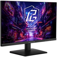 Asrock Gaming Monitor, 27" QHD(2560x1440) IPS, Anti-Glare, 180 Hz, 99% sRGB, 1000:1, 16:9, 400 cd/m², 178º/178º, 1ms (MPRT), AMD FreeSync, Flicker-free, Tilt, VESA, 2x 2W Speakers, 2x HDMI 2.0, 1x DP 1.4, 1x Audio Jack (3.5mm), 3Y