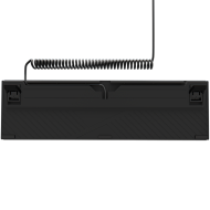 LORGAR Azar 514, Wired mechanical gaming keyboard, RGB backlight, 1680000 colour variations, 18 modes, keys number: 104, 50M clicks, linear dream switches, spring cable up to 3.4m, ABS plastic+metal, magnetic cover, 450*136*39mm, 1.17kg, white, EN layout