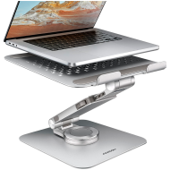 AXAGON STND-LR ALU HQ ROTATING massive stand for 10"-16" laptops, many adjustable angles