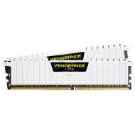 CORSAIR DDR4, 3200MHz 16GB 2x8GB Dimm, 16-20-20-38, XMP 2.0, Vengeance LPX White Heatspreader, Black PCB, 1.35V