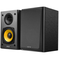 Edifier R1000T4 2.0 Bookshelf Speakers, BT V5.0, RCA, 0.5-inch Tweeters, 4-inch Drivers, 24W (RMS), Control Buttons, Black