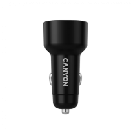 CANYON car charger OnDrive 60 PD 60W 2xUSB-C Black
