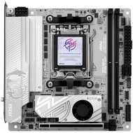 MSI MPG B850I EDGE TI WIFI, mITX, Socket AM5, Dual Channel DDR5 10000+MHz (OC), 1x PCIe x16 slot, 2x M.2 slot, 1x HDMI, 3x USB 3.2 Gen 2, 2x USB 3.2 Gen 1, 1x USB 3.2 Gen2x2 Type C, 7.1 HD Audio, 5Gbps LAN, WIFI, BT, 3Y