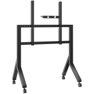 ONKRON Mobile TV stand for 70"-110" Screens up to 125 kg, Black