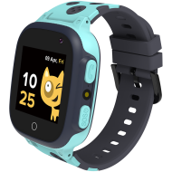 CANYON Sandy KW-34, Kids smartwatch, 1.44 inch colorful screen,  GPS function, Nano SIM card, 32+32MB, GSM(850/900/1800/1900MHz), 400mAh battery, compatibility with iOS and android, Blue, host: 52.9*40.3*14.8mm, strap: 230*20mm, 42g