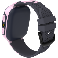 CANYON Sandy KW-34, Kids smartwatch, 1.44 inch colorful screen, GPS function, Nano SIM card, 32+32MB, GSM(850/900/1800/1900MHz), 400mAh battery, compatibility with iOS and android, Pink, host: 52.9*40.3*14.8mm, strap: 230*20mm, 42g