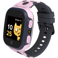 CANYON Sandy KW-34, Kids smartwatch, 1.44 inch colorful screen, GPS function, Nano SIM card, 32+32MB, GSM(850/900/1800/1900MHz), 400mAh battery, compatibility with iOS and android, Pink, host: 52.9*40.3*14.8mm, strap: 230*20mm, 42g