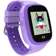 CANYON kids watch Sunny KW-48 Video 4G GPS Games&Music Violet