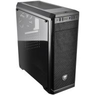 Chassis COUGAR MX330-G Mid-Tower, Mini-ITX/Micro-ATX/ATX, Max. Graphics Card Length-350mm/12.8 (Inch), Max. CPU Cooler Height-155mm/6.1 (Inch), CM, Tempered Glass, USB3.0x2/USB2.0 x2/Micx1/Audio x1, Water cooling support