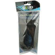 GELID 24pin Power extension cable 30cm individually sleeved BLACK, 18 AWG