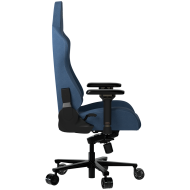 LORGAR Ace 422, Gaming chair, Anti-stain durable fabric, 1.8 mm metal frame, multiblock mechanism, 4D armrests, 5 Star aluminium base, Class-4 gas lift, 75mm PU casters, Blue