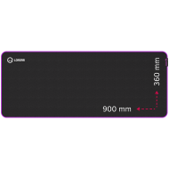 Lorgar Main 319, Gaming mouse pad, High-speed surface, Purple anti-slip rubber base, size: 900mm x 360mm x 3mm, weight 0.6kg