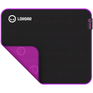 Lorgar Main 313, Gaming mouse pad, High-speed surface, Purple anti-slip rubber base, size: 360mm x 300mm x 3mm, weight 0.195kg